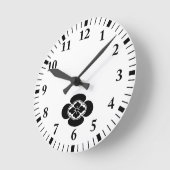 Horloge Ronde Mokko (Angle)