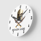 HORLOGE RONDE MOLON LABE (Angle)