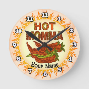 Horloge Ronde Momma chaud
