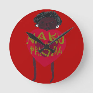 Horloge Ronde Mon amour de Valentine vous Sovahéli art. de