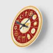 Horloge Ronde Monde de la foi (Angle)