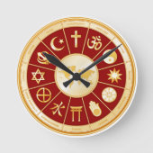 Horloge Ronde Monde de la foi (Recto)