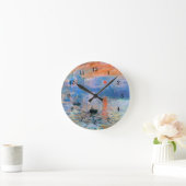 Horloge Ronde Monet - Impression, Lever de soleil (Maison)