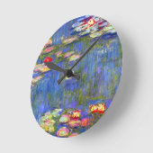 Horloge Ronde Monet Water Lilies (Angle)