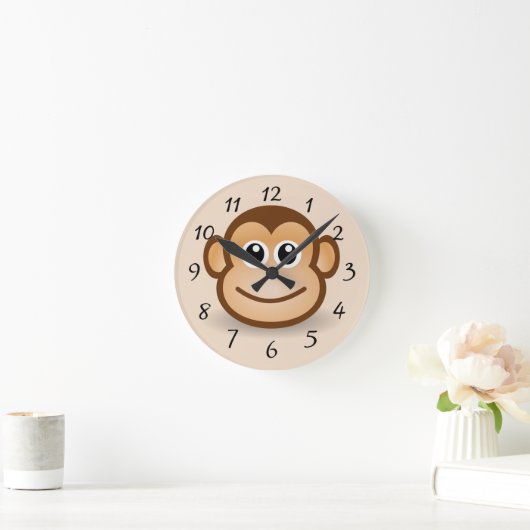 Horloge Ronde Monkey (Maison)