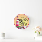 Horloge Ronde Monkey Bar Clock (Maison)