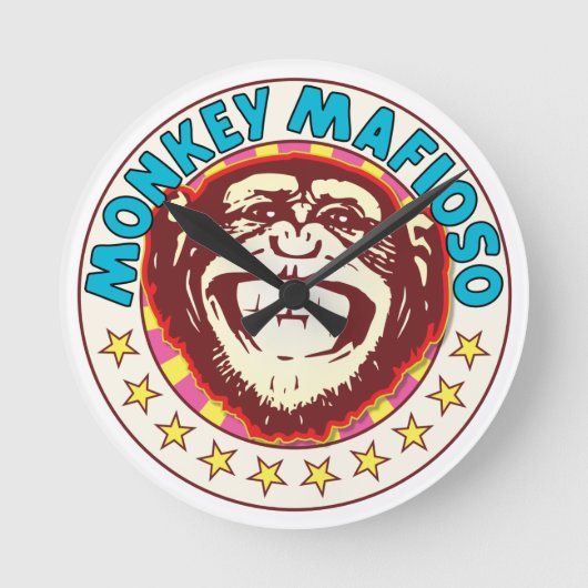 Horloge Ronde Monkey mafioso (Recto)