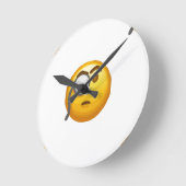 Horloge Ronde monocle émoji (Angle)