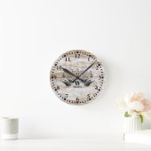 Horloge Ronde Monograme de Woodland (Maison)