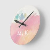 Horloge Ronde Monogramme | Ce que j'ai vu au réveil (Angle)