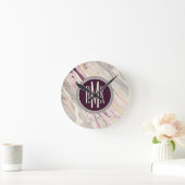 Horloge Ronde monogramme | Flowing (Maison)