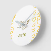 Horloge Ronde Monogramme LJ (Angle)