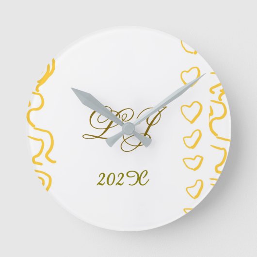 Horloge Ronde Monogramme LJ (Recto)