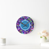 Horloge Ronde Monogrammed Candy Sprinkles (Maison)