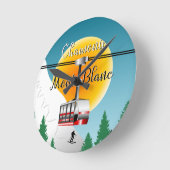 Horloge Ronde Mont Blanc Chamonix (Angle)