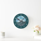 Horloge Ronde Mont Fuji (Maison)