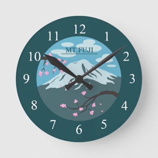 Horloge Ronde Mont Fuji (Recto)