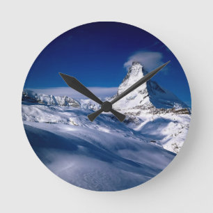 Horloge Ronde Montagne Matterhorn Valais Suisse