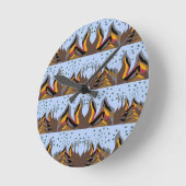Horloge Ronde Montagnes cool (Angle)