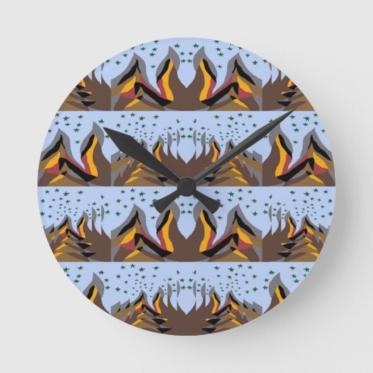Horloge Ronde Montagnes cool (Recto)