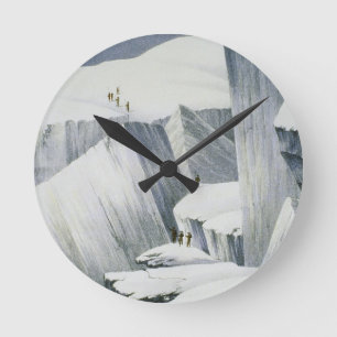 Horloge Ronde Montant une falaise, 'd'un récit d'une montée