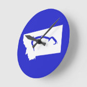 Horloge Ronde Montée de glace Montana (Angle)