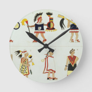 Horloge Ronde Montezuma II (1466-1520) comme représenté dans