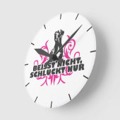 Horloge Ronde Montre de Dogue (Angle)