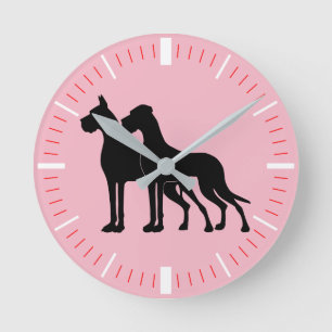 Horloge Ronde Montre Dogue Moderne