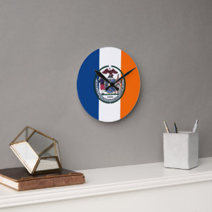 Horloge Ronde Montrez vos couleurs - New York