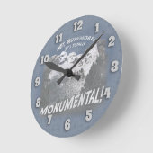 Horloge Ronde Monumental Mount Rushmore dit : (Angle)