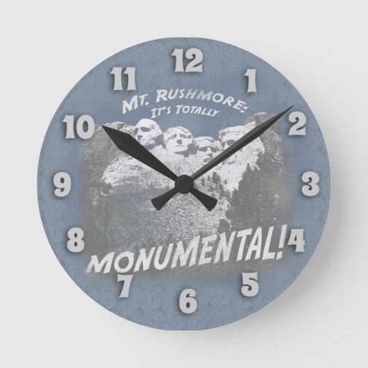 Horloge Ronde Monumental Mount Rushmore dit : (Recto)