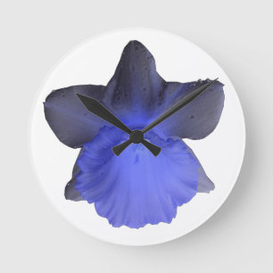 Horloge Ronde Moody Blue Dripping