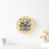 Horloge Ronde Moonlit Garden Crystal Bouquet - Herbal Magic (Maison)