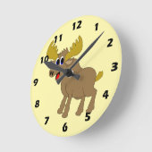 Horloge Ronde Moose Design (Angle)