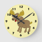 Horloge Ronde Moose Design (Recto)
