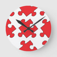 MORCEAU DE PUZZLE ROUGE