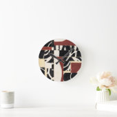 Horloge Ronde Morceaux et pièces I (Maison)