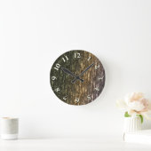 Horloge Ronde Mossy Bark Camo (Maison)