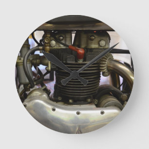 Horloge Ronde Moteur BSA A7