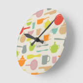 Horloge Ronde Motif (Angle)