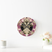 Horloge Ronde Motif #2 de Nouveau d'art (Maison)