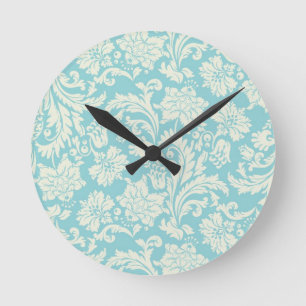 Horloge Ronde Motif 3 de damassé