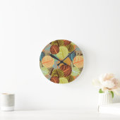 Horloge Ronde motif Abstrait (Maison)