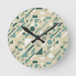 Horloge Ronde Motif abstrait