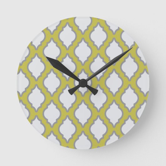 Horloge Ronde Motif arabe de style (Recto)