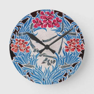 Horloge Ronde Motif Art nouveau #6
