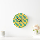 Horloge Ronde Motif d'ananas (Maison)