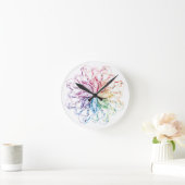 Horloge Ronde Motif de ballet (spectral) (Maison)