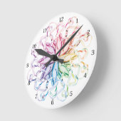 Horloge Ronde Motif de ballet (spectral) (Angle)